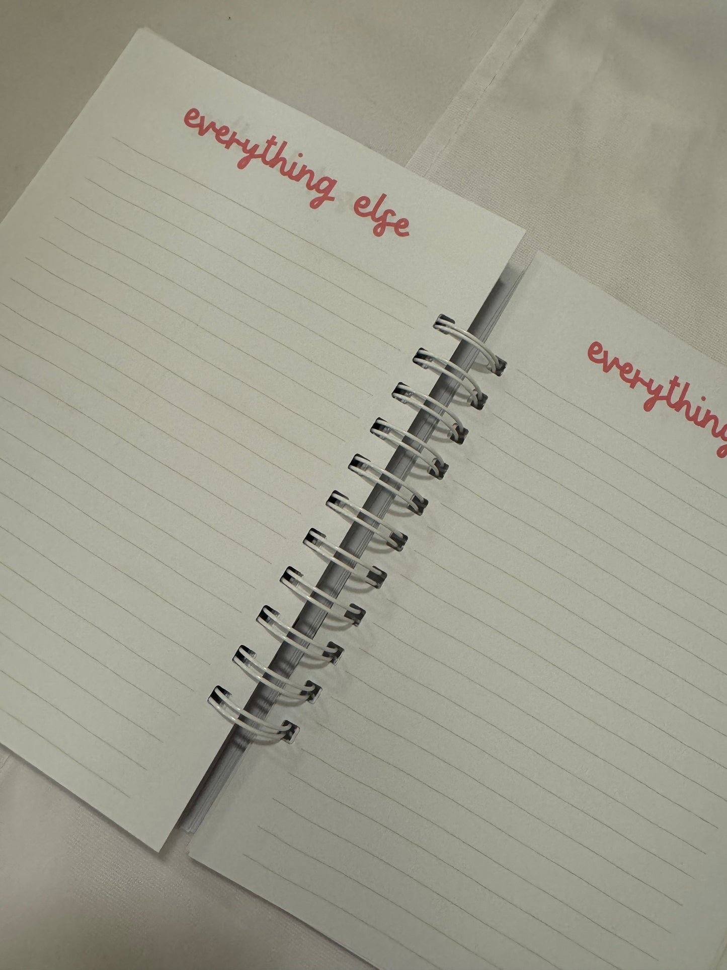 Undated A5 - 6 Month Planner